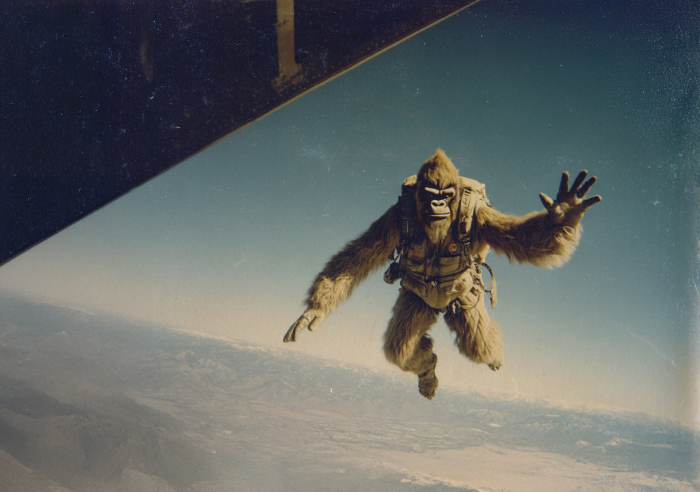 Bigfoot skydiving